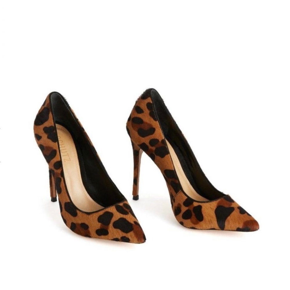 Schutz Caiolea animal print pumps